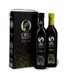 Kaltgepresstes olivenöl Oro Bailen.Estuche 2 botellas 750 ml.