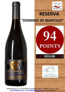 Wein Dominio de Manciles, Reserva